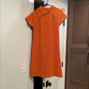 Gymboree Orange Knit Girls Dress